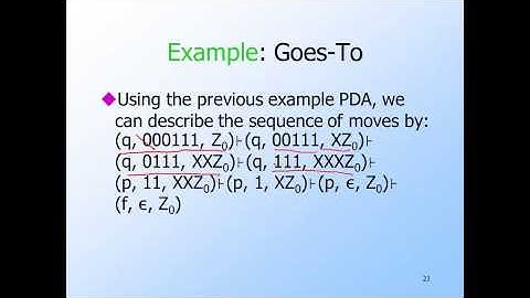 Video 12 | Pushdown automata