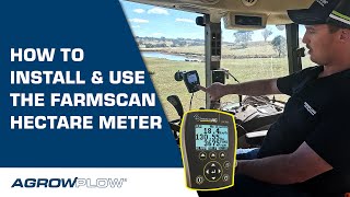 How To Install Use The Farmscan Hectare Meter Jackal Chapter 6 Agrowdrill User-Guide