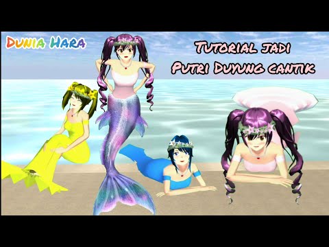 Tutorial Cara Jadi Putri Duyung Mermaid dan Bisa Berenang | Sakura School Simulator