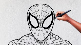 How To Draw Spider Man ( #pencildrawing  #easydrawing #art #artist  @selvakumararts-rr5vl )