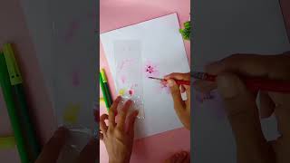 If you're stuck with watercolor flowers , try this easy way to paint little petals every time