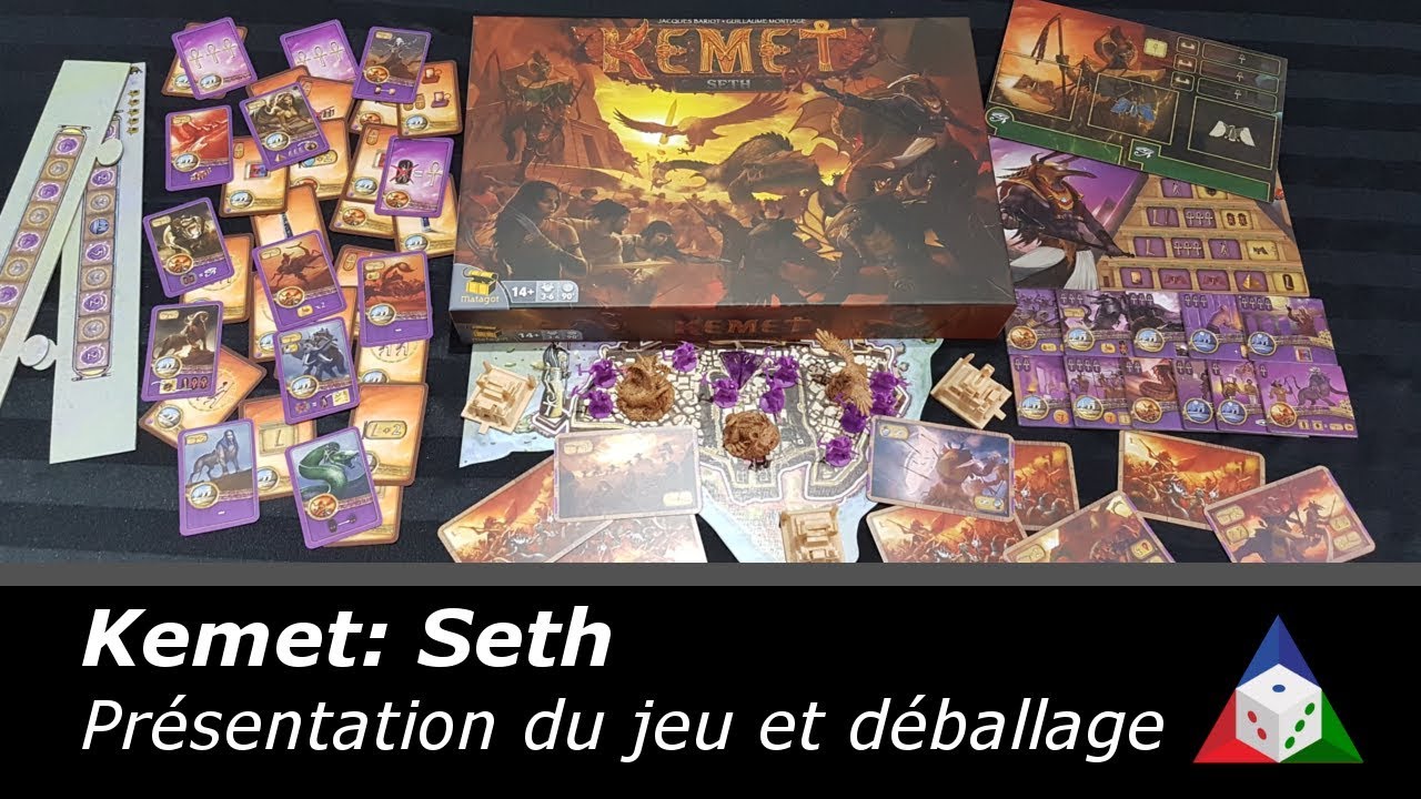 Kemet: Seth - Présentation du jeu et déballage