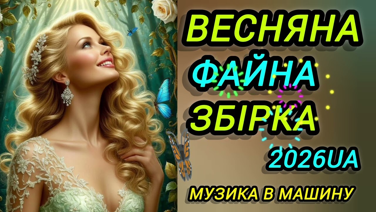 💥 Чудова українська збірка.Музика в дорогу.Хіти.Новинки 2026.Пісні про кохання.Музика для настрою.