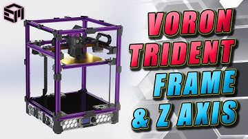Voron Trident Premium Purple Plastic Eater Build (Part 1: Frame Y/Z Axis Assembly With MJF Parts!)