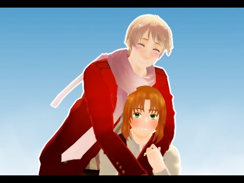 【APヘタリアMMD】露と米でMAD HEAD LOVE【露立】
