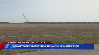 I-69 Ohio River Crossing work progressing in Evansville and Henderson