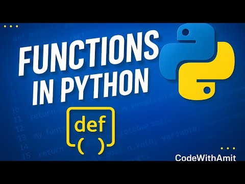 ✅ Module 5.2 | Functions in Python | Beginner to Pro