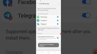 how to make Dual app for telagarm in m30 phone screenshot 4