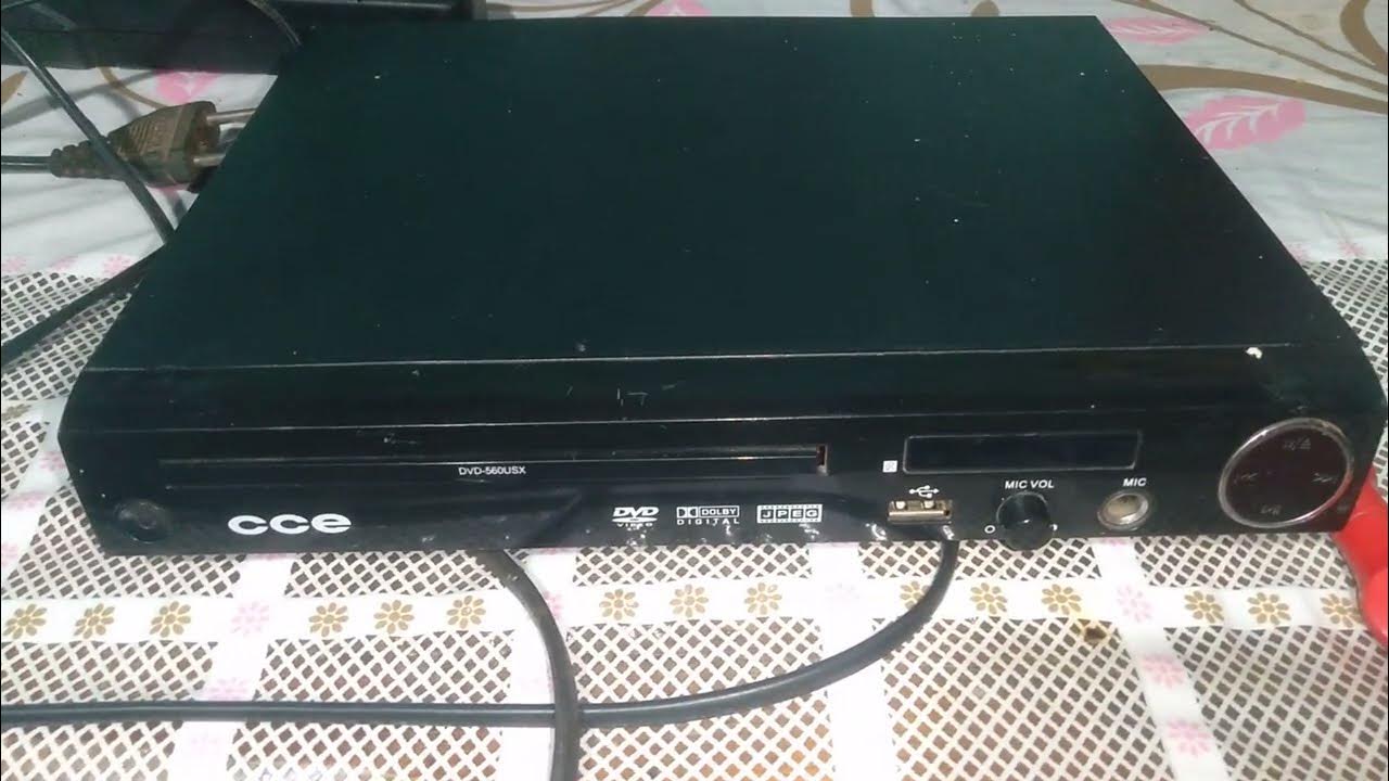 DVD cce com a bandeja abrindo e fechando sozinho YouTube