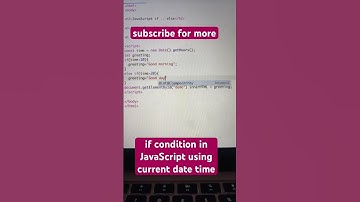 If condition in JavaScript using current date and time #coding #programming #viralvideo #current