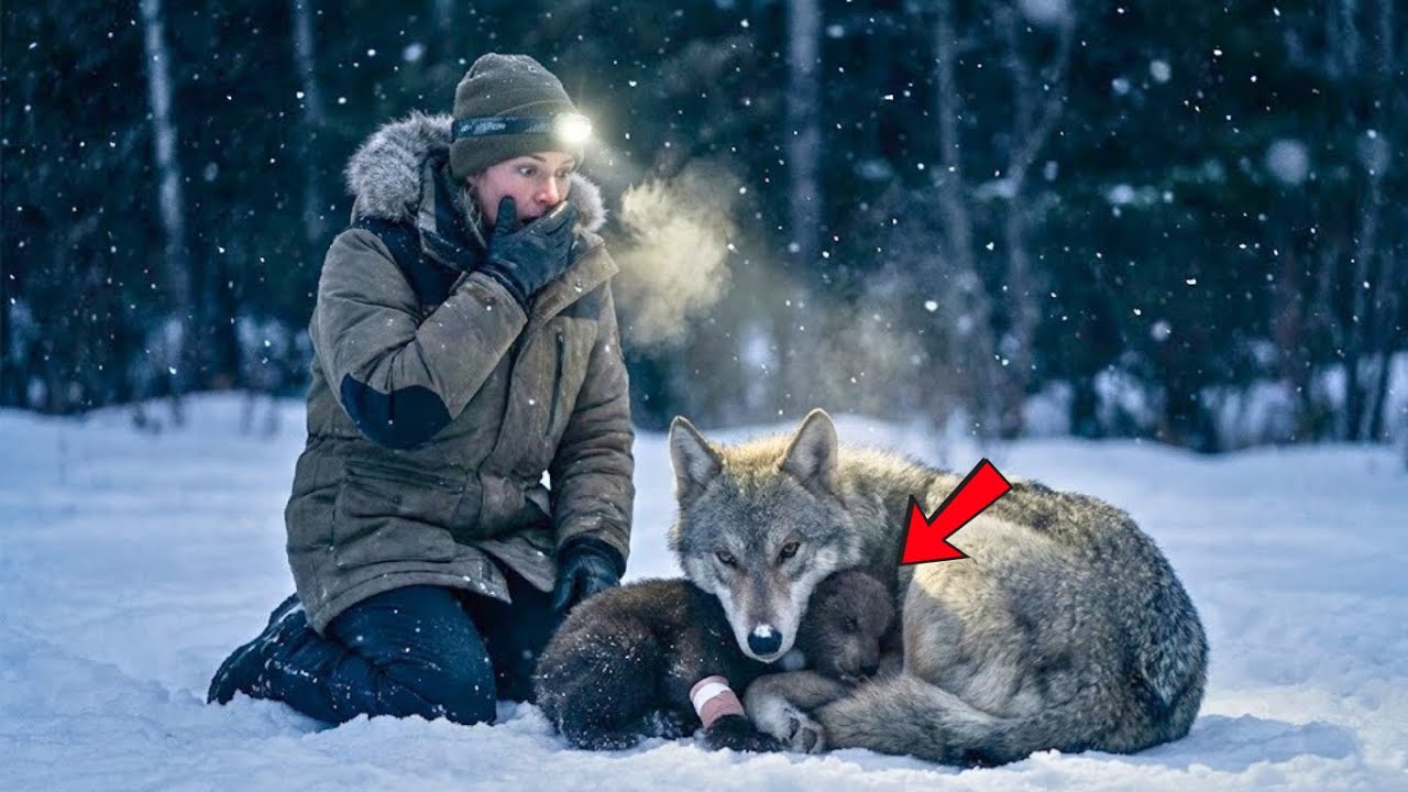 Vlčí Mládě Našlo Zraněné Medvědí Mládě — To, Co Udělalo, Vědce Šokovalo