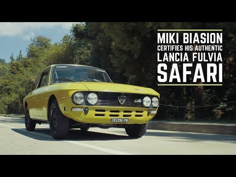 Miki Biasion certifies his authentic Lancia Fulvia Safari - FCA Heritage