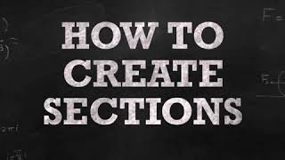Create Sections In Canvas