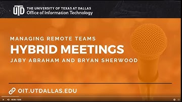 How to Effectively Manage Remote Teams | Hybrid Meetings