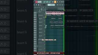 beat from scratch, live in FL Studio #Shorts