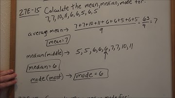 Lesson 27 - Quick Review: Mean, Median, & Mode
