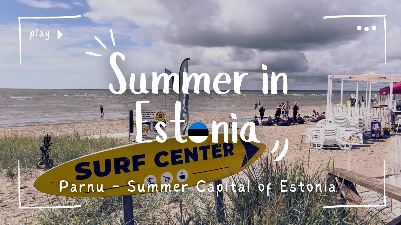 Pärnu, Estonia's Summer Capital | Supeluse Bazaar & Beach Vibes 🌞🇪🇪
