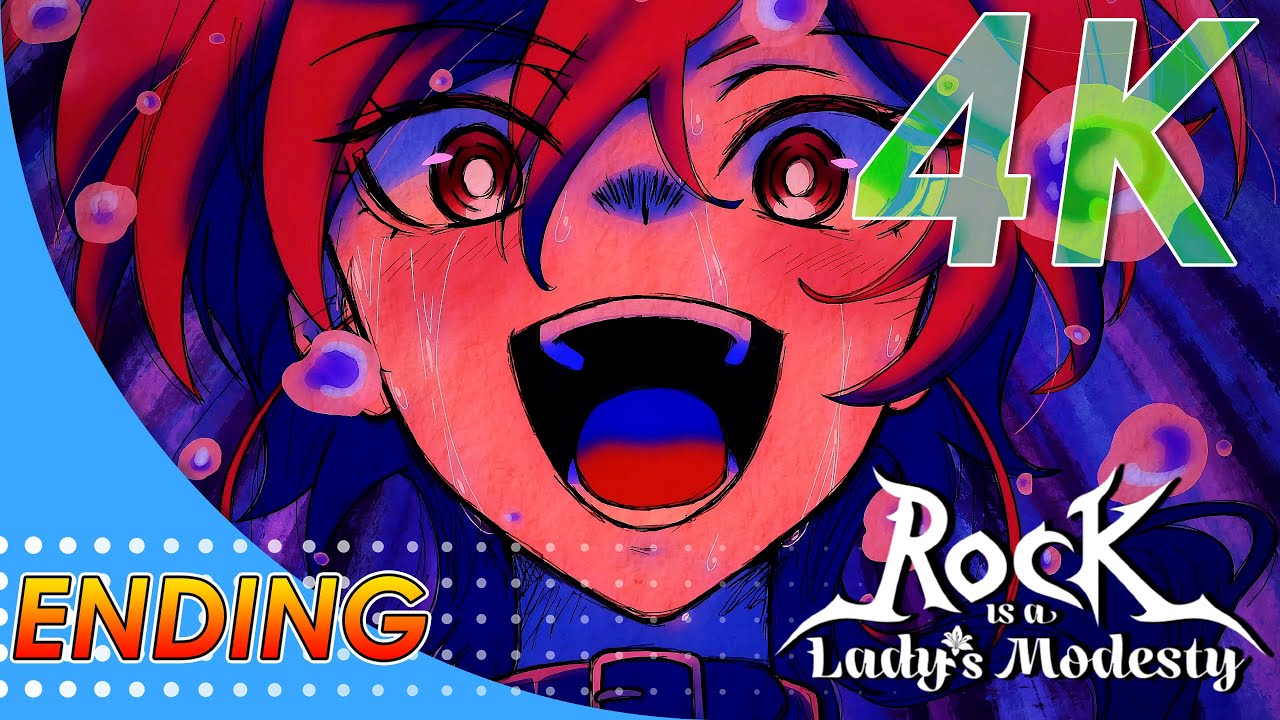 Rock wa Lady no Tashinami deshite Ending | Creditless | 4K 60FPS