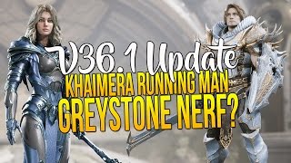 Paragon v36.1 Update NEW EMOTES & SKINS! KHAIMERA RUNNING MAN & GREYSTONE NERF Paragon News