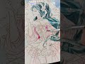 Kiki Zhang Anime coloring (4)#beautiful #tutorial #art #anime #girl
