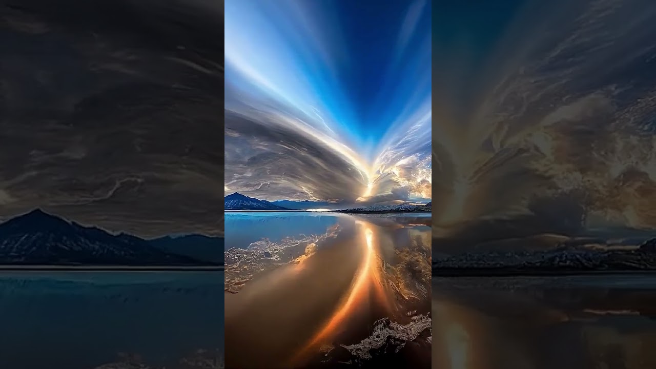 Clouds reflection on water 💦 |  Nature | Nature Videos | Nature Lover 