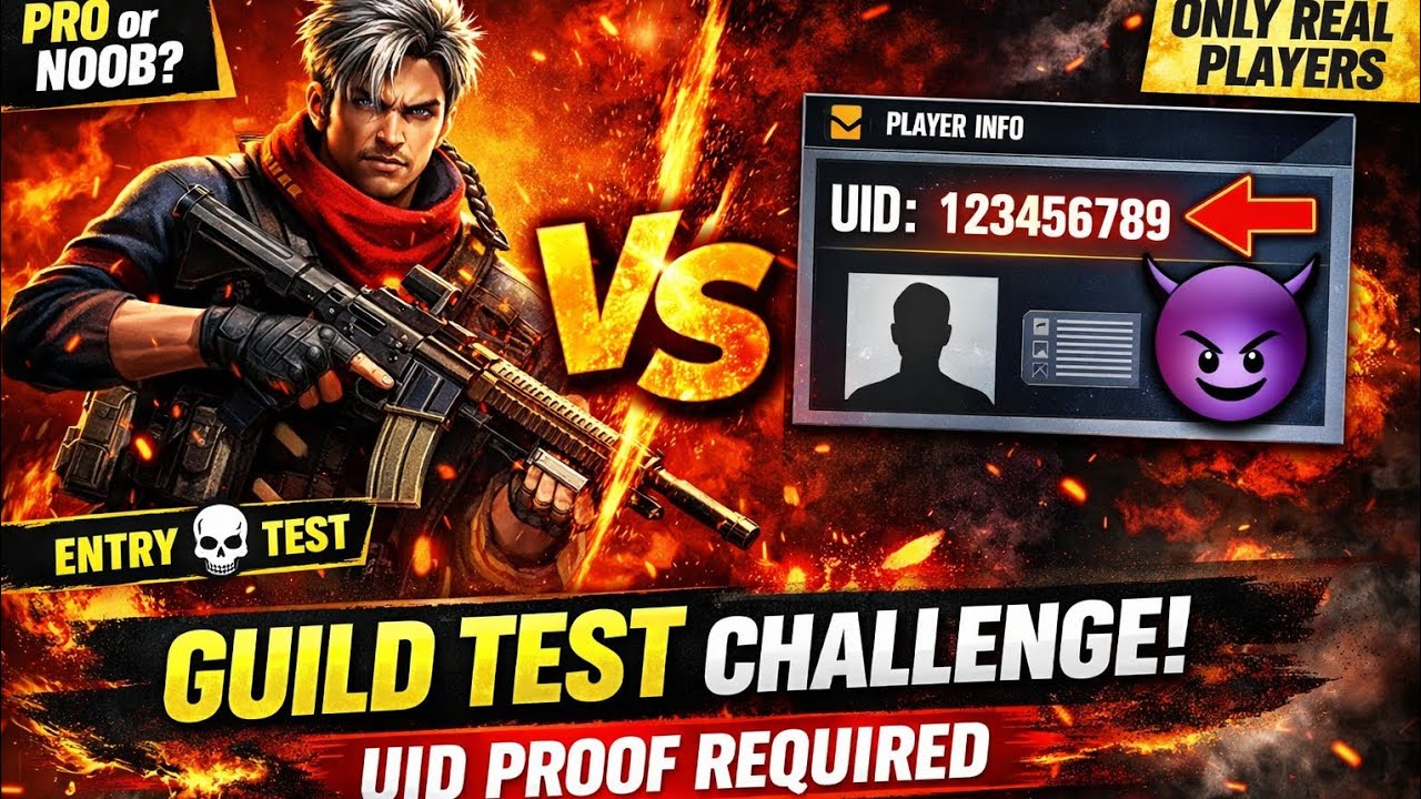 🔴Live Stream Free Fire Uid Check For All Players And Guild Test 