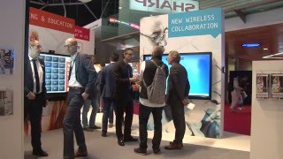 Sharp future-gazes with 8k display at ISE