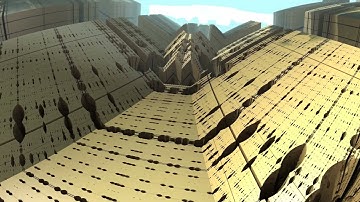 Old Space structure - 30 FPS - Full HD quality 3d Fractal Animation