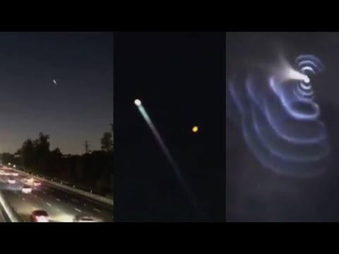 Correction: UFOs Near SpaceX Rocket Launch from Vandenberg AFB ~ 10-7-18, UFO Sighting News.