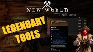 New World Crafting 100x 595-600 GS Tools Results Analysis