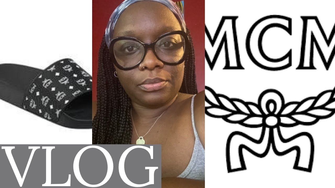 UNBOXING MCM LOGO SLIDES SANDALS REVIEW ‪@officiallycoco22‬ - YouTube