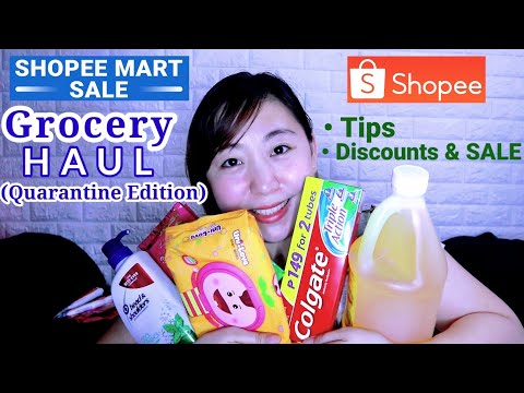 SHOPEE SALE GROCERY HAUL | Ang Daming Discounts! (Promo Tips + Exclusive Vouchers)