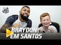 Braydon Bent conhece o Santos FC