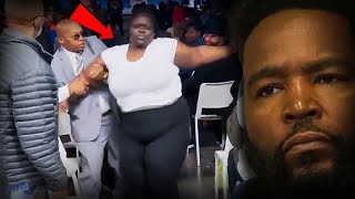 Umar Johnson is ATTACKED by Lady in Atlanta