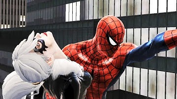Spider-Man Web of Shadows - Evil Path (Xbox 360) Walkthrough part 4 - Black Cat
