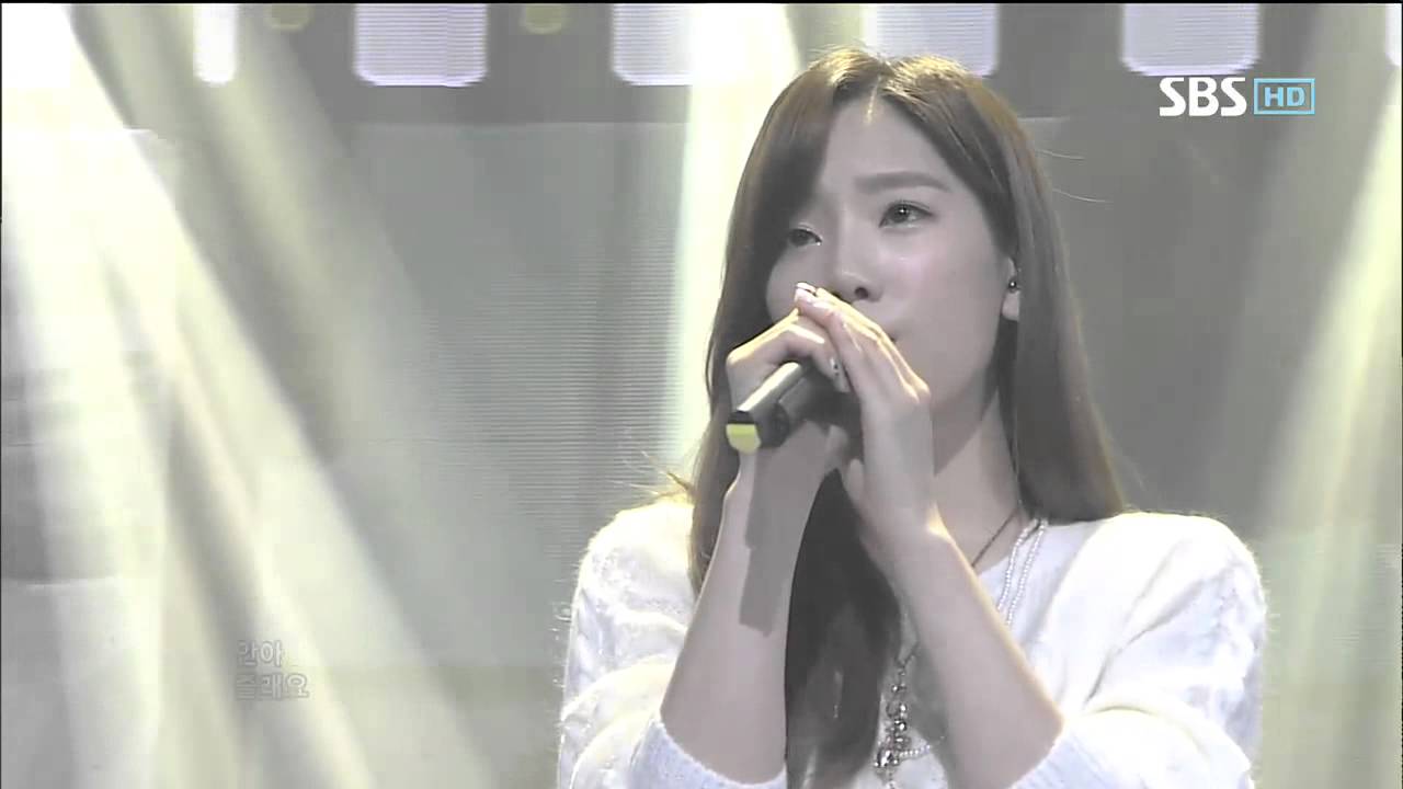 Girls 'Generation Taeyeon [закрыть] @SBS Inkigayo популярная песня 20120916