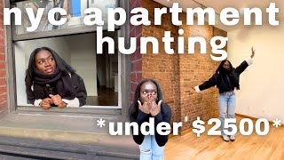 REALISTIC NYC APARTMENT HUNTING (tours + prices)! Touring 4 Manhattan apartments between $2400-2475