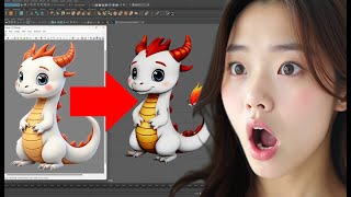 Celebrity Image-to-3D is here! Hunyuan 3D-2 inside Maya! Wealth