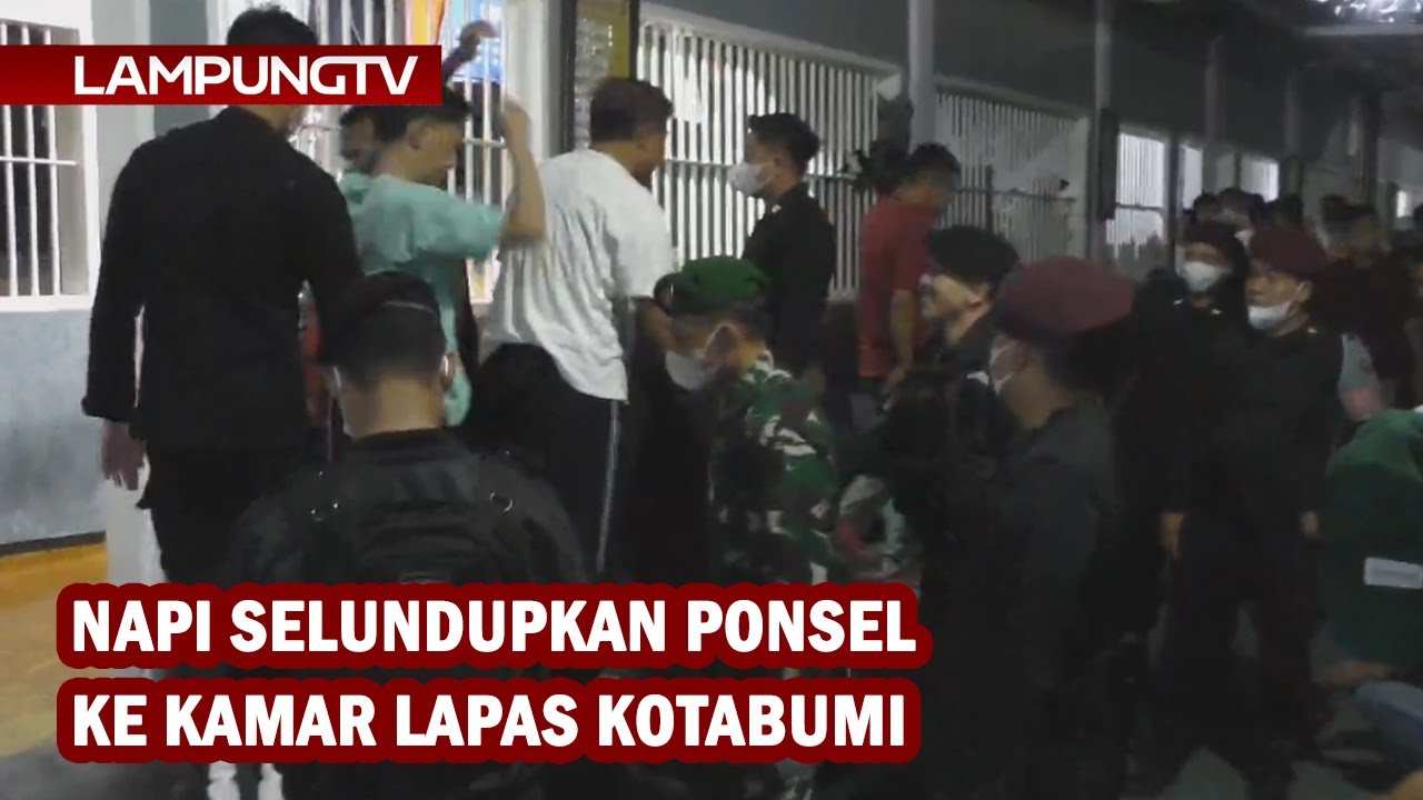 Napi Selundupkan Ponsel ke Kamar Lapas Kotabumi