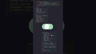 Easy Toggle Button | CSS #css #short #shorts