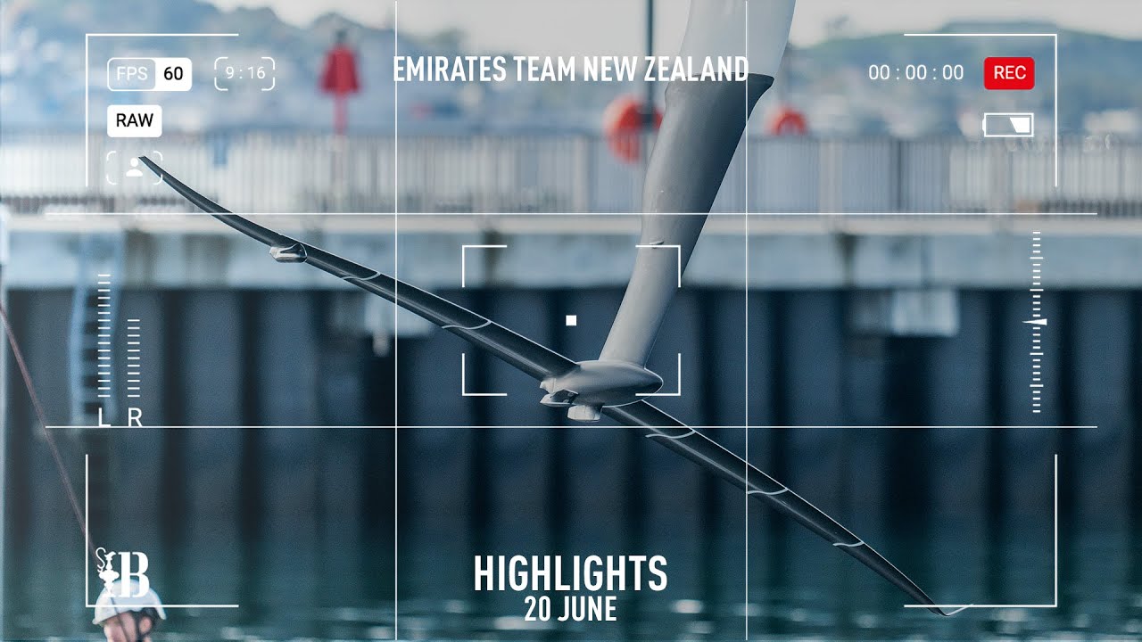 ⁣Emirates Team New Zealand LEQ12 Day 35 Summary