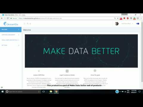 Welcome - Global IDs GDPR Make Data Better