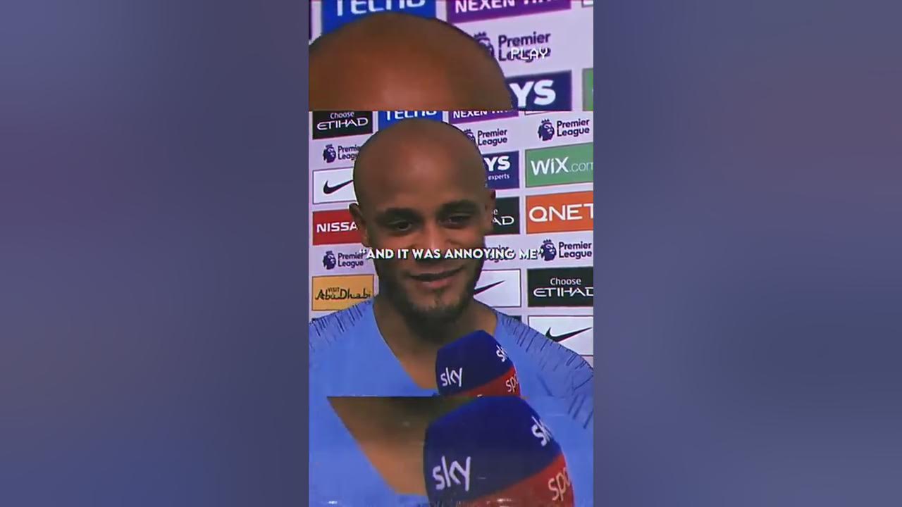 Vincent Kompany reveals why he was frustrated with the Man City team 🥶
