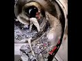 How Workers Clean Cement Mixer After Dry Material | Viral Construction Video| TruthWith3D