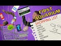 Everything you need for an aquarium beginners series