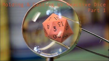UV Reactive Dice Part 1 - Molding and Casting