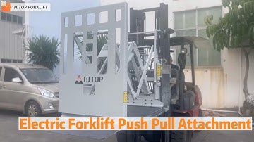 Forklift Truck Push-Pull-Attachment for Slip Sheet Handling