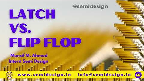 Latch Vs. Flip Flop Very Easy #verilog #systemverilog #uvm #fpga #cmos #vlsi #training