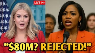 Jasmine Crockett REJECTS Karoline  $80M Plea — Congress Stunned by Her Response | karoline leavitt