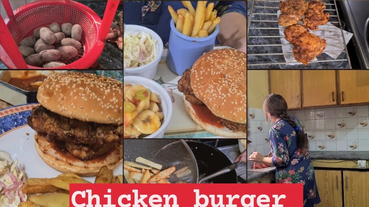 chicken burger Mary style mai